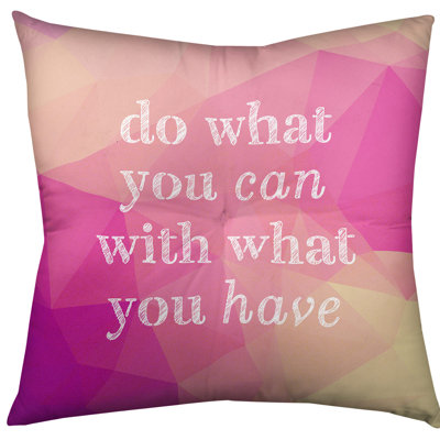 Reversible Throw Pillow