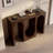Brown Minimalist Ash Console Table-111355910
