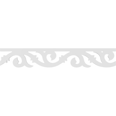 Garniture de sol en PVC de qualité architecturale H 8 po x P 5/8 po x L 48 po Redford