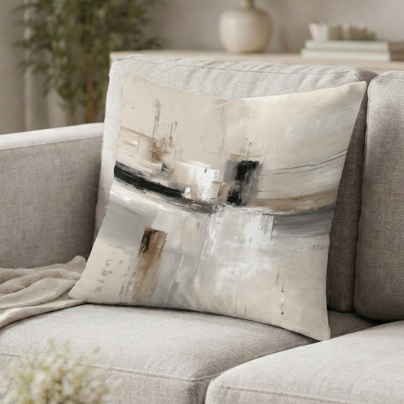 Coussin Cubism, H 18 po x l 18 po