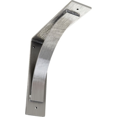 3"W x 10"D x 10"H Morris Steel Bracket, Powder Coated Black