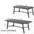 Alyah 8 - Person Patio Dining Set with Extendable Rectangular Table , Cushions Included