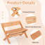 Banc en bois Nazeera