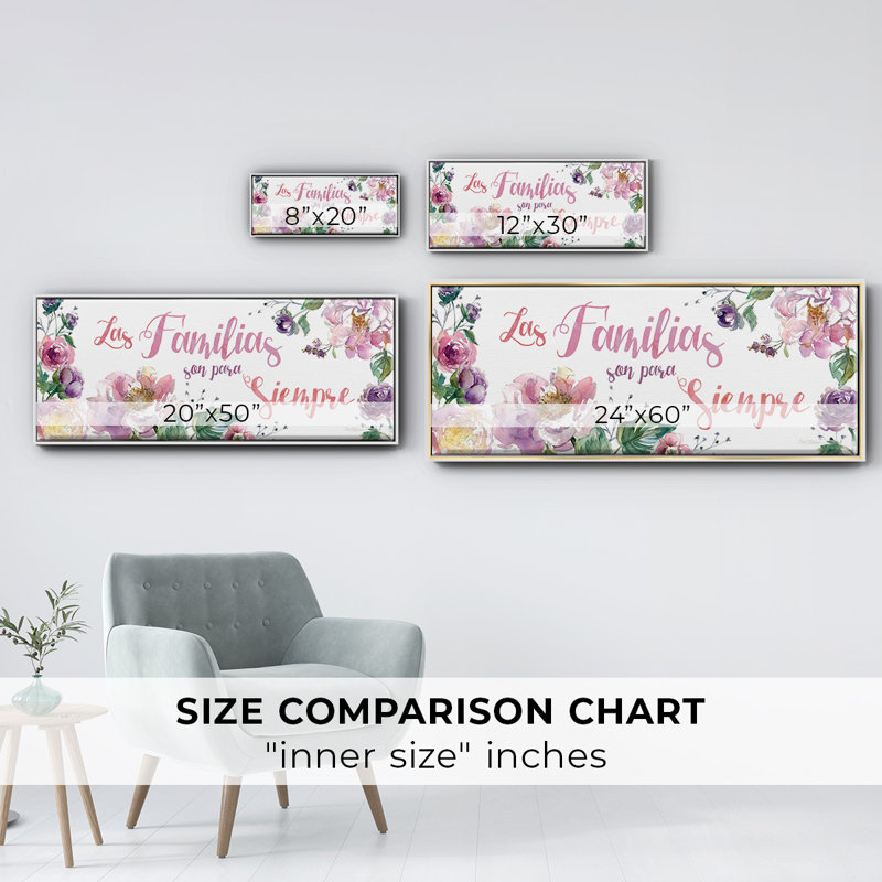 Familias Siempre- Framed Canvas