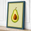 Avocado Cross-Section Botanical - Wrapped Canvas-1739738182-1739738200