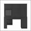 Bureau en L avec chargeur, bureau d'ordinateur avec tiroirs, bibliothèque, bureau d'angle moderne, bureau à domicile, bureau d'écriture en L, bureau d'ordinateur en fibre de carbone avec rangement, noir