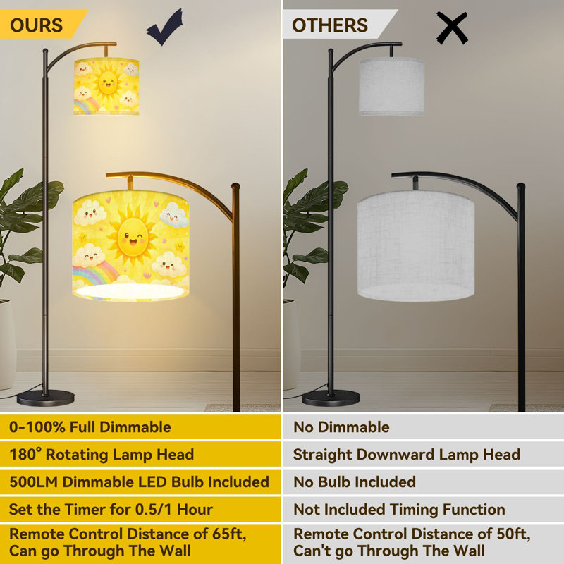  Lampe sur pied Arc