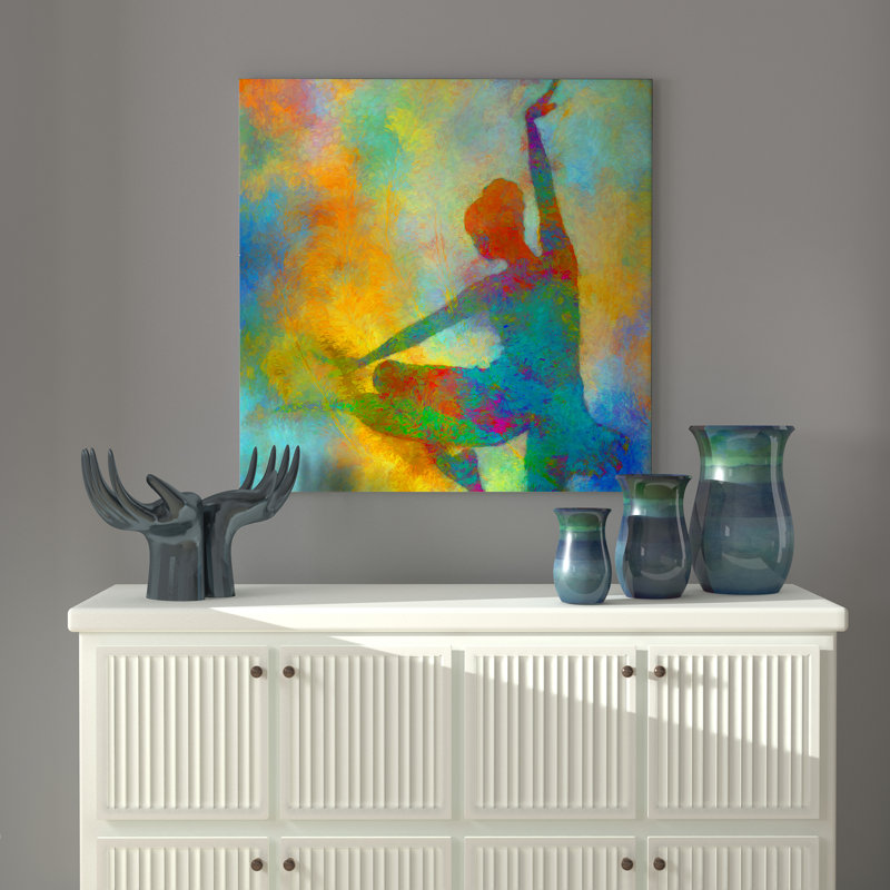 « uno dancer i féminine », impression sur toile, H 14 po x l 14 po x P 1,5 po