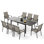 Basima Patio Dining Set Extendable Rectangular Table