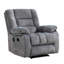 Fauteuil de massage inclinable manuel avec fonction chauffante de 35,8 po de large Lyquinn-396817503