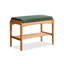 Banc rembourré vert-1090902347