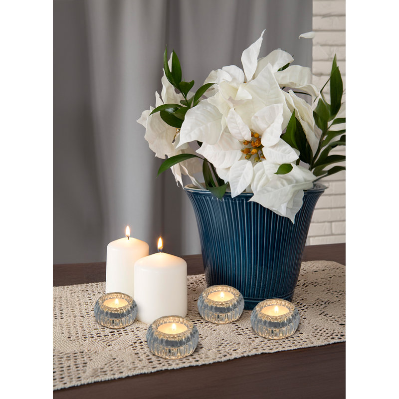 Ensemble de 12 porte-bougies en verre Mercer41
