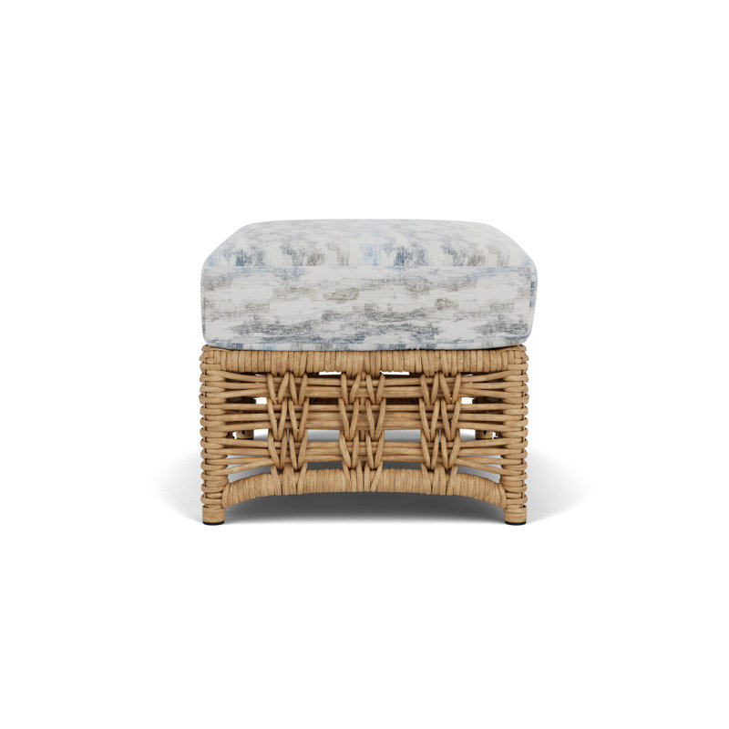 Magnolia Outdoor Ottoman, Stratosphere Cloud