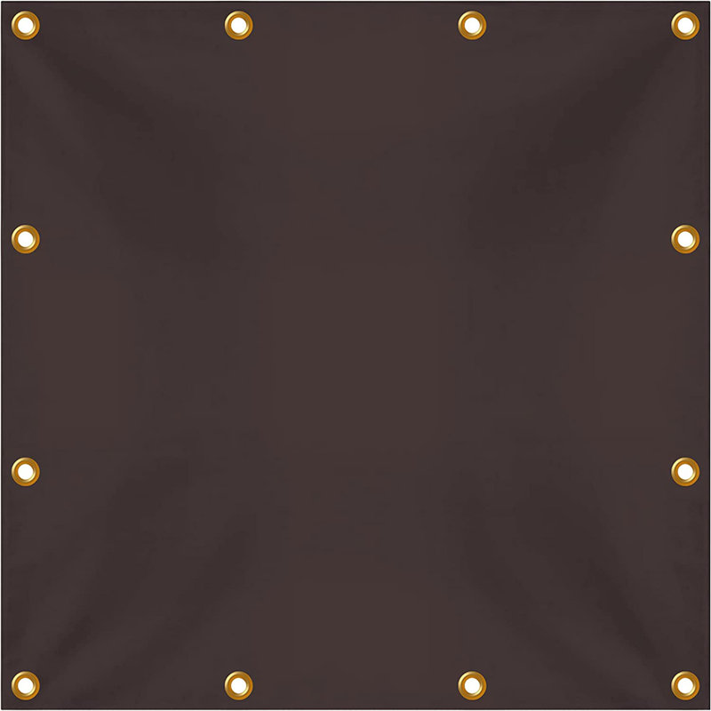 Tent, 365.8cm H x 365.8cm W, Brown
