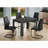 Dining Table, 48" Rectangular, Small, Kitchen, Dining Room, Black Laminate, Contemporary, Modern-1887367897