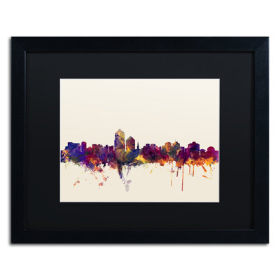 « albuquerque n horizon », impression encadrée
