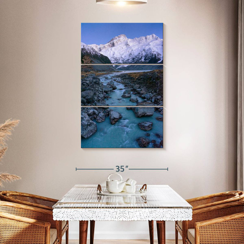 Hooker River Rocks, 50" H x 32" W