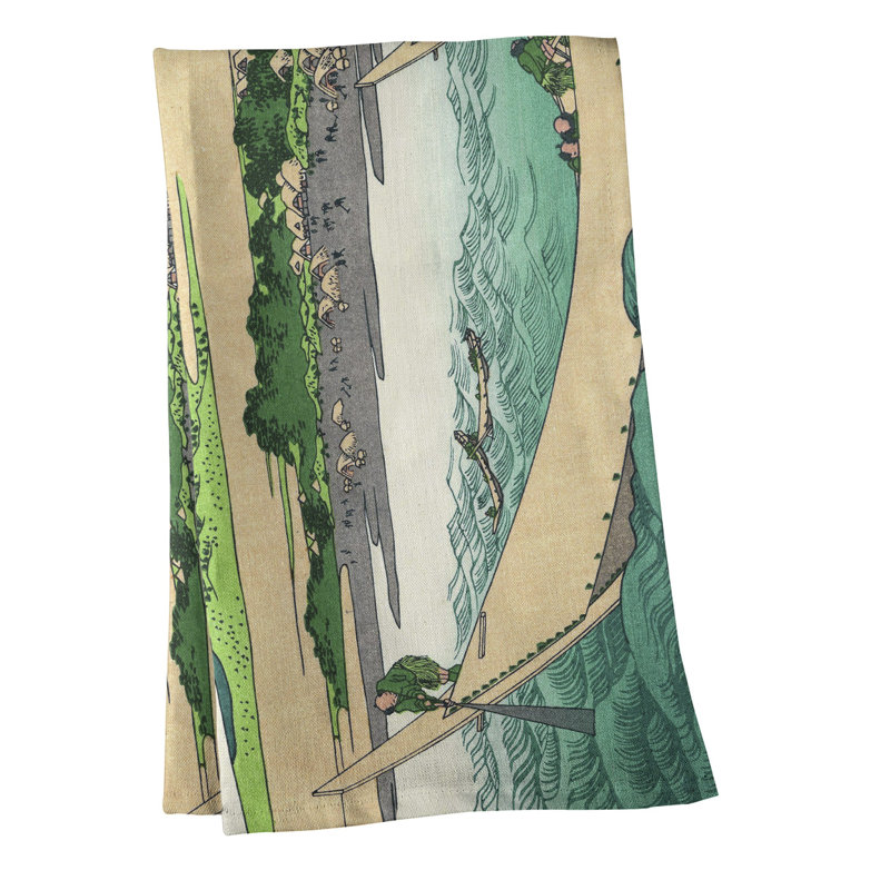 Hague Tea Towel Kitchen Towel, Cotton Twill, Green