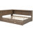 Full Size Wood Daybed With Led, , Trundle - Antique Color, Spacious Layout Drawer Storage, Socket, And Design-1092852523