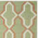 Rodgers Hand Woven Flat Weave Wool/Cotton Geometric Rug in Orange/Green