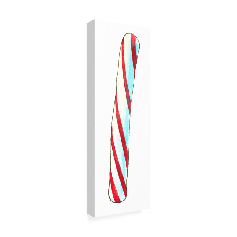 Art sur toile Wendy Edelson «Peppermint Stick» ALI63302, H 24 po x l 8 po x P 2 po