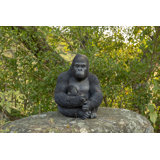 Gorilla Sitting with Baby