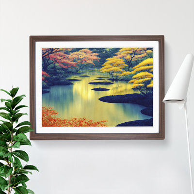 Colourful Japanese Forest - Painting