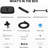 12" Dual Matte Black Metal Shower System With Rain & Handheld Head, Adjustable Arm, Diverter