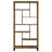 Refined Finish - Amma 71-Inch 6-Shelf Bookshelf Rustic Nutmeg