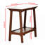 Table d'appoint avec tablette de rangement