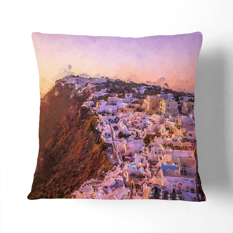 Abstract Square Cushion, 55cm H x 55cm W x 20cm D, Stone