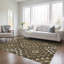 Tapis intérieur / extérieur en polyester tissé à la machine Alleigha-70941922
