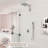 10 Inch Rainfall Shower System with Rough in-Valve-92580035