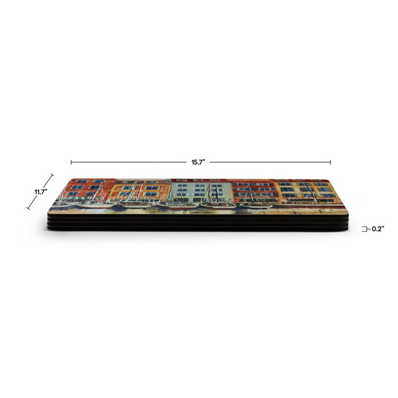 Napperon 15,7 po x 11,7 po Pimpernel