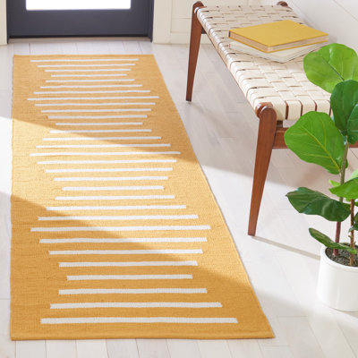 Esty Hand Woven Cotton Striped Rug