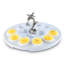Song Bird Stoneware Egg Platter