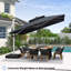 Parasol carré en porte-à-faux 10 pi x 10 pi Moira, gris-1316478938-1249111582