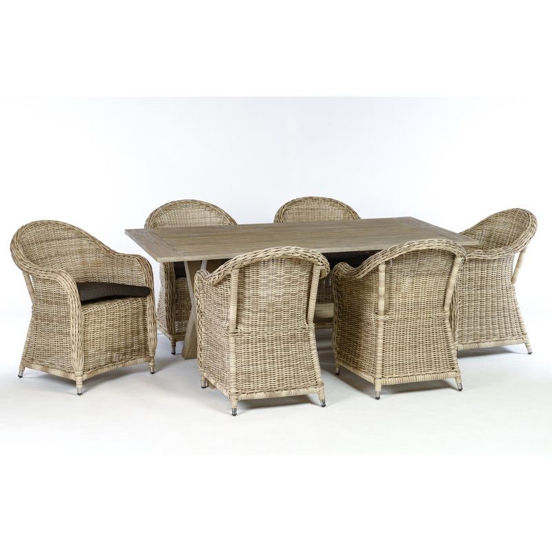 Lakewood Outdoor Teak Dining Table, 29'' H X 39'' D X 72'' W, Brown