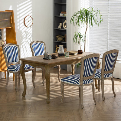 Picture color Rectangle Solid Wood Dining Tables