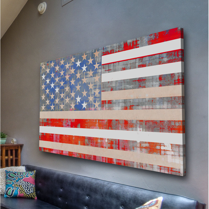 «American Dream» par Parvez Taj, reproduction sur toile tendue, H 24 po x l 36 po x P 1,5 po