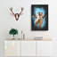 Chewing Giraffe - Wrapped Canvas-56639780