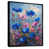 Toile avec cadre flottant noir