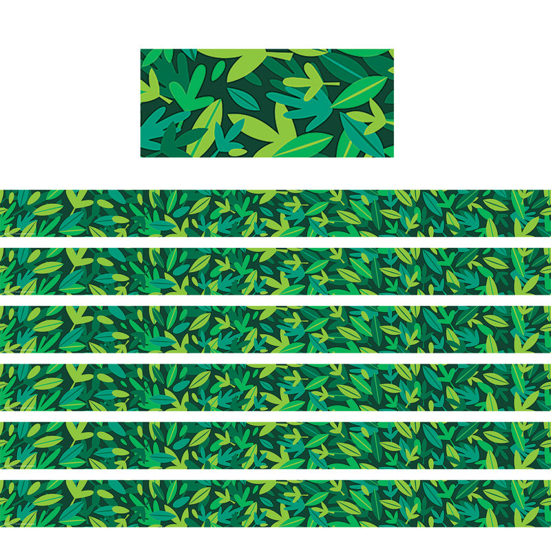 Bordure droite à feuilles