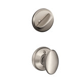 Siena Single Cylinder Interior Knob Set (Exterior Portion Sold Separately)