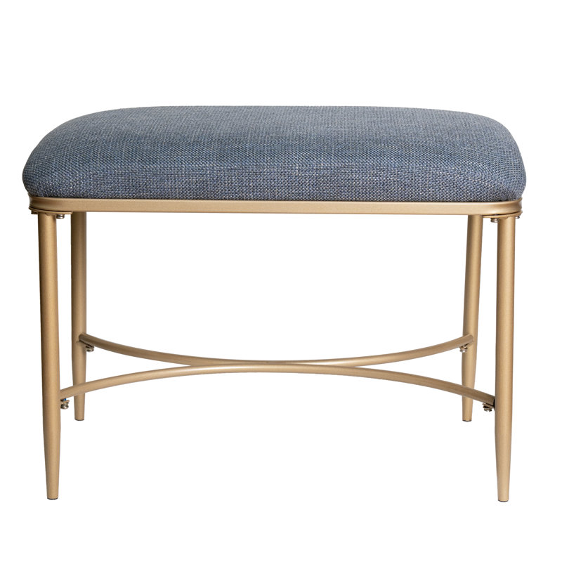 Tabouret de coiffeuse Azalea Park, Bleu très foncé