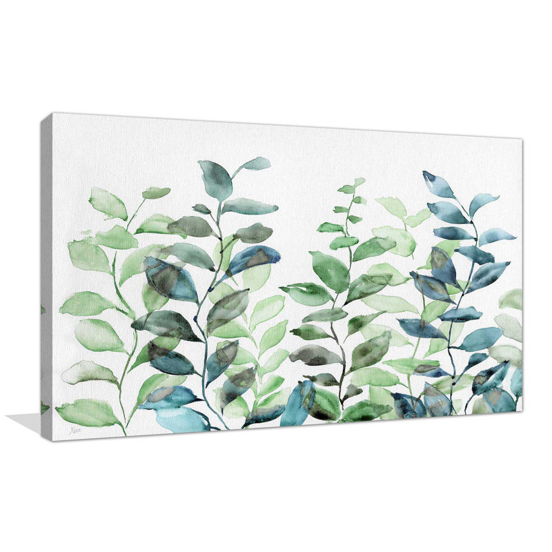 " Cascade " by Nan Painting Print, 72" W x 42" H, Wrapped Canvas