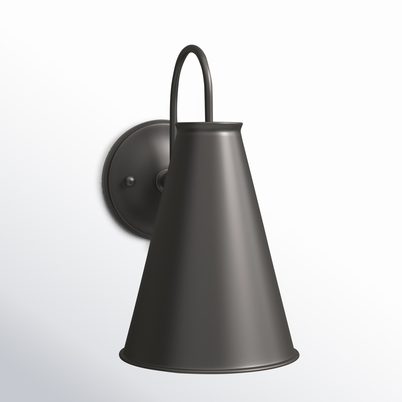 Dimson Single Light Armed Sconce, Bronze