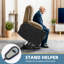 Boneita Upholstered Heated Massage Chair-472276962