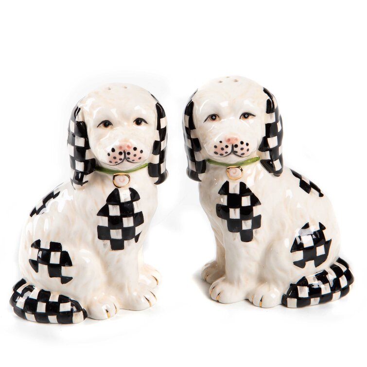 MacKenzie-Childs Cow Salt & Pepper Set