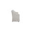 Chunni Slipcovered Upholstered Settee with Casters & Seat Cushion